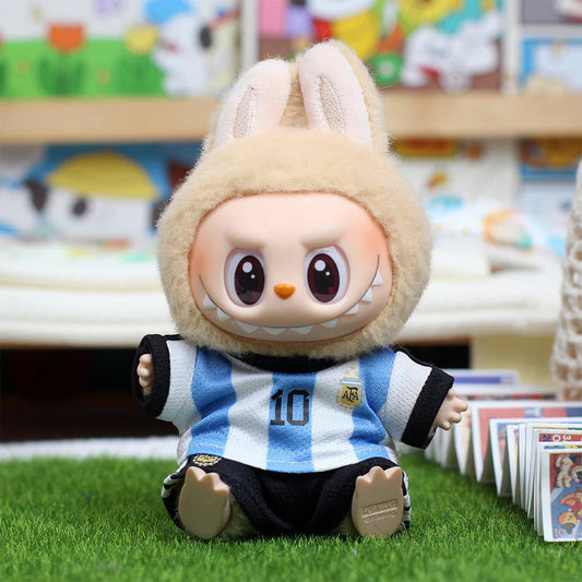 💙⚽🐵 Labubu x Argentina – Mini World Champ Style! 🇦🇷✨
