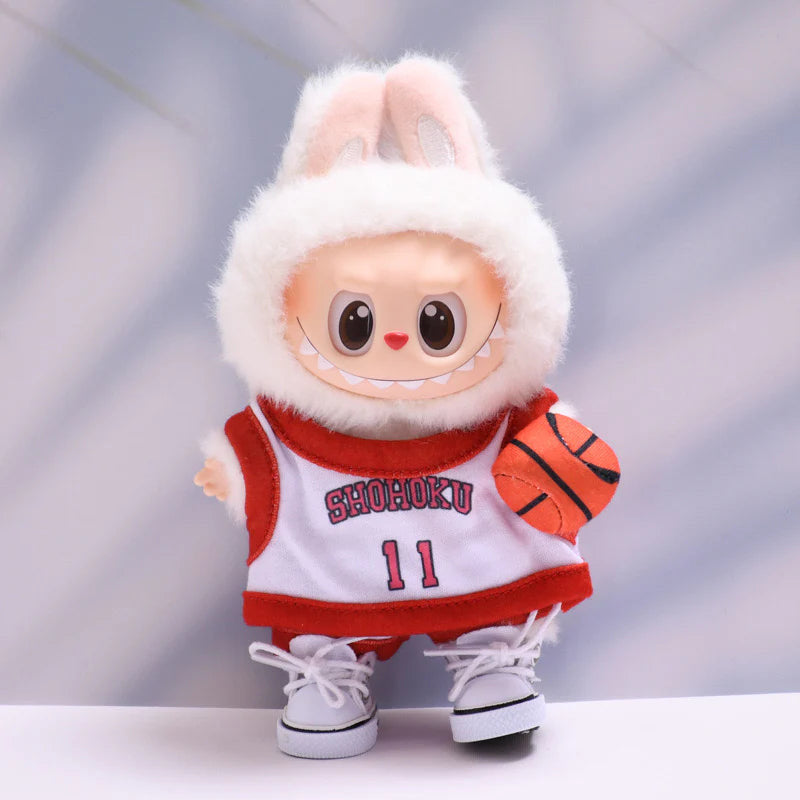 ⛹️‍♂️🐵 Labubu x Shohoku – Mini Slam Dunk Style! 🔴🏀✨